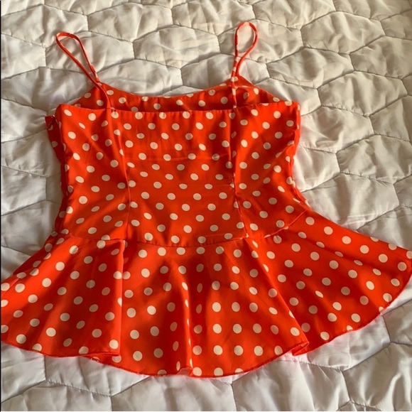 Orange polka dot top - Picture 2 of 5